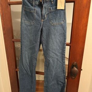 Universal Thread Blue Flare Wide Leg Jeans